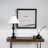 Matte Black Metal Tall Candlestick Table Lamp