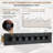 Rodeo 36-Inch LED & Music Rainfall Thermostatic Shower System with Slide Bar and 2-in-1 Handheld-97793326