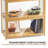4-Tier Display Cabinet With Flip Up Door, Curio Cabinet Collection Display Shelf Showcase Bookcase-253445820