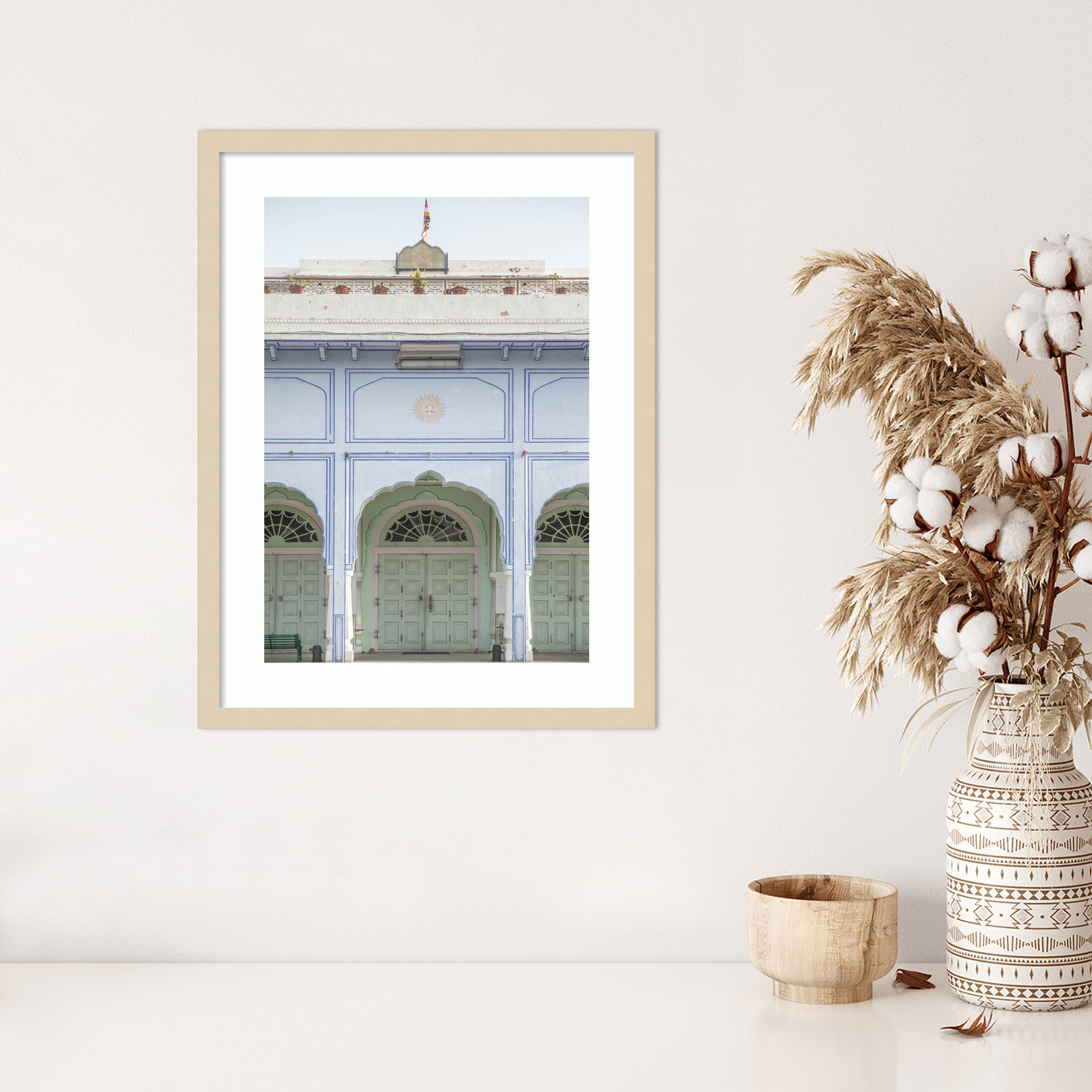 Sunshine Palace Print by Shot by Clint, Brown , 25" H x 19" W