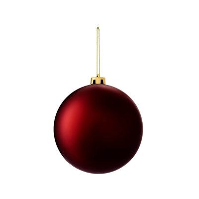 17.5cm Plastice No Ball Ornament