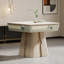 Ensemble de tables de jeu de mahjong haut de gamme automatiques en bois massif blanc cassé et vert menthe clair (pour les règles chinoises)