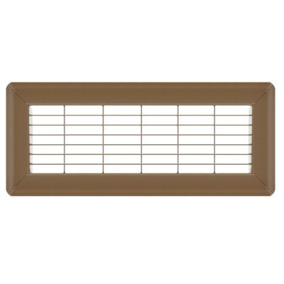 Gril de plancher brun de gros calibre