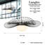 Luminaire suspendu 1 lumière 32,25 "Langley
