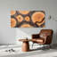 Art mural sur toile brun et gris-1248775001