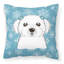  Coussin 14 "Snowflake Maltese