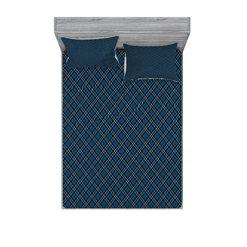 Ensemble de draps Victorian, Ensemble de draps pour lit double avec un drap-hou