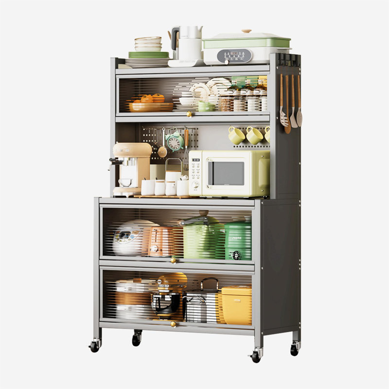 Armoire de rangement verticale Riggs, Gris