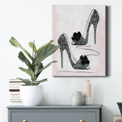 «Shoes That Dazzle I» par Sally Swatland, reproduction d'art sur toile tendue