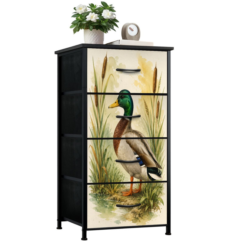 Commode de rangement verticale 4 tiroirs