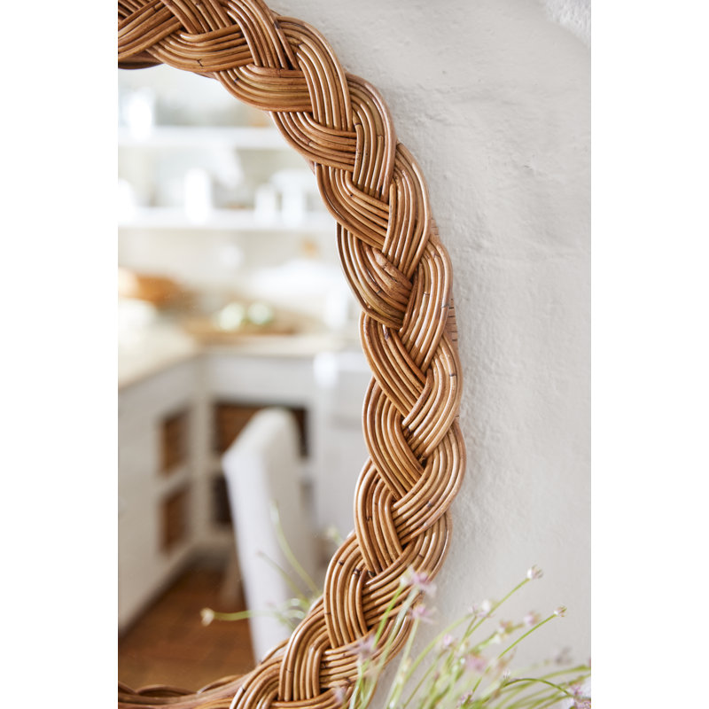 Castello Oval Rattan Mirror