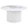 Rowena 2-Piece Coffee And End Table Set White Faux Marble