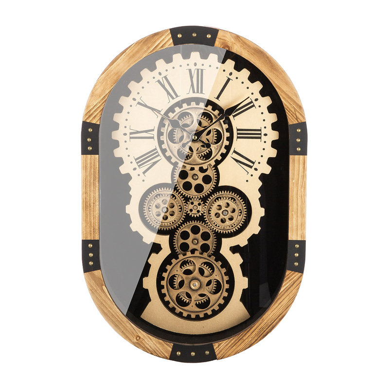 Afreen Manufactured Wood Wall Clock