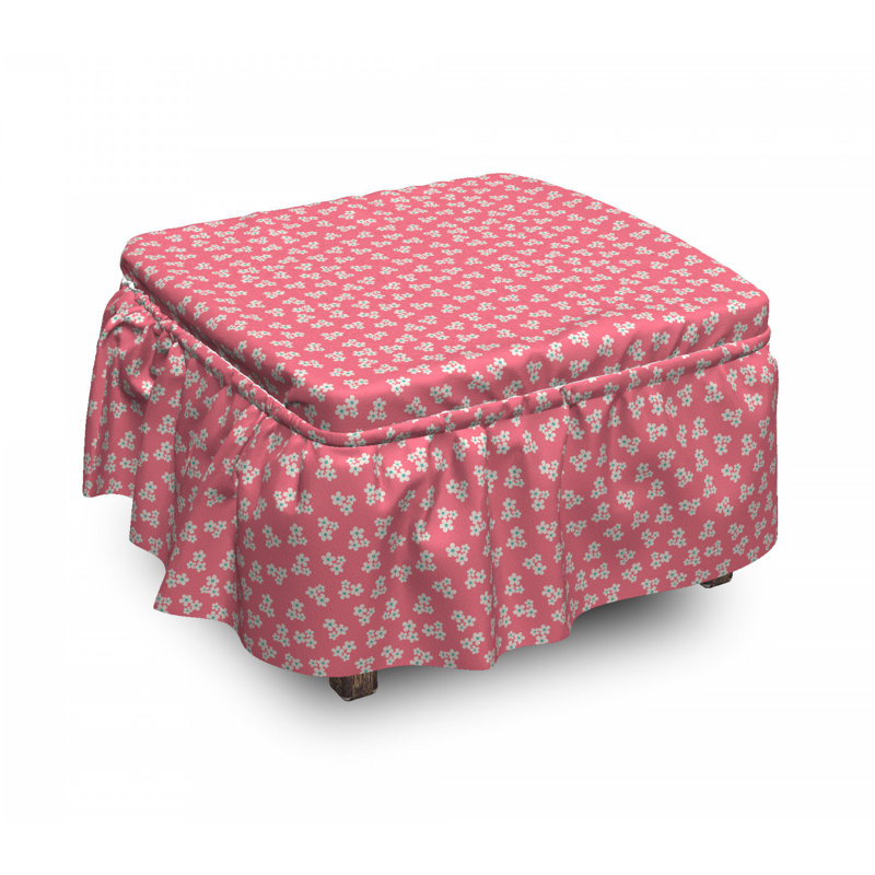 Box Cushion Ottoman Slipcover