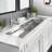 Stainless Steel Double Trough Undermount Bathroom Sink