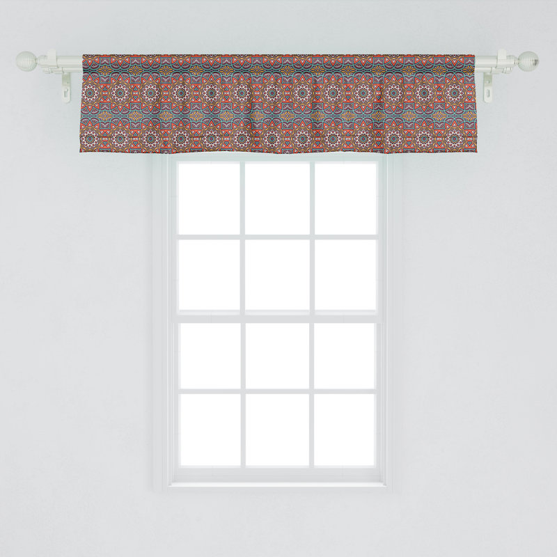 Ensemble de 2 cantonnières Ambesonne Mandala 51614, L 54 po x L 12 po