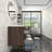29.53'' Single Bathroom Vanity with Acrylic Top-70056043