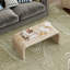 Table basse minimaliste avec un design Art déco incurvé, pour le salon et la salle à manger, alliant style et fonctionnalité-400674838