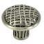 LINEN WEAVE KNOB IN ANTIQUE NICKEL PLATE