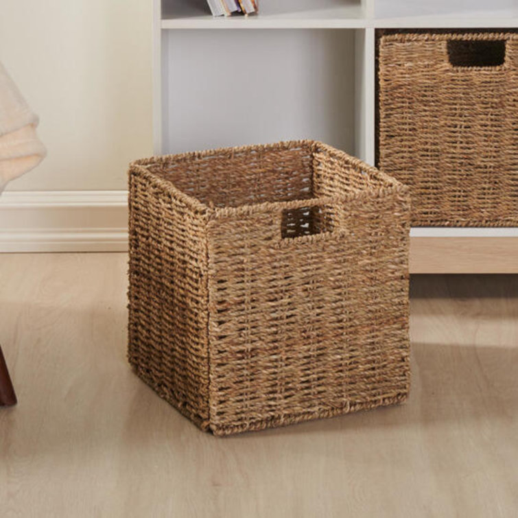 Bayou Breeze Seagrass Cube Basket - Wayfair Canada