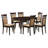 Elegant Oval Dining Table Set with Comfortable Chairs