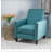Linen Manual Push Back Recliner Chair-320699901