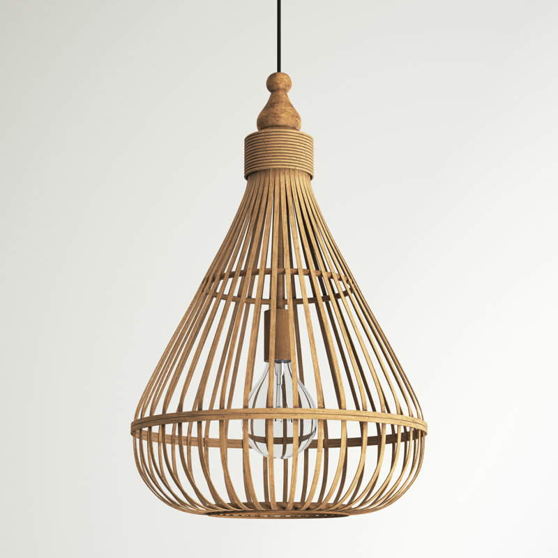 Norton 1 - Light Natural Teardrop Pendant