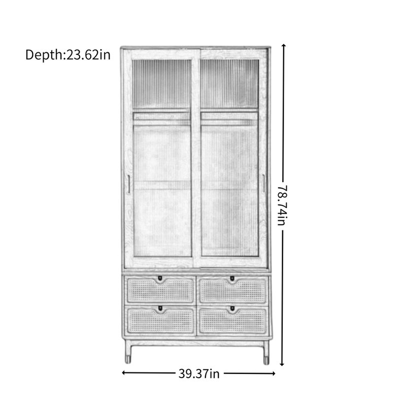 Modern Minimalist Design Wardrobe