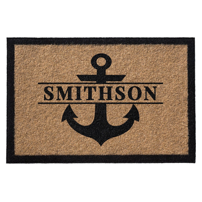 Tapis d'extérieur antidérapant Crescio 36 "x 24", Oui, Brun clair