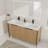 60'' Double Bathroom Vanity with Resin Top