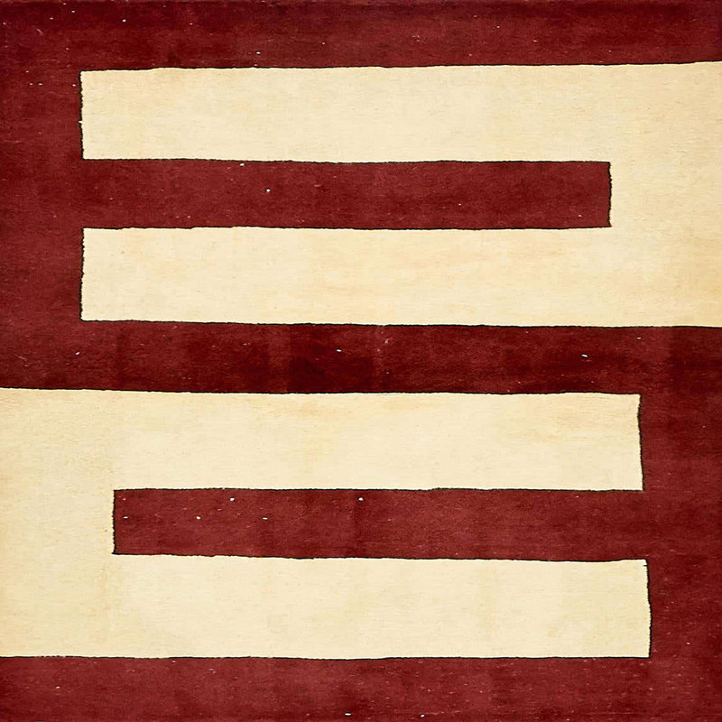Vic Abstract Indoor Rug, Square 6'