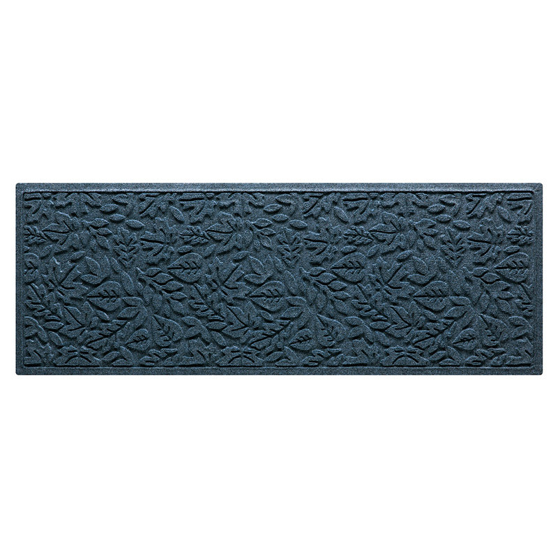 Paillasson intérieur 22 po x 60 po WaterHog, Bleu marine, Rectangle 1 pi 8 po x 5 pi