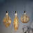 Oversized Amber Edison Filament Bulb