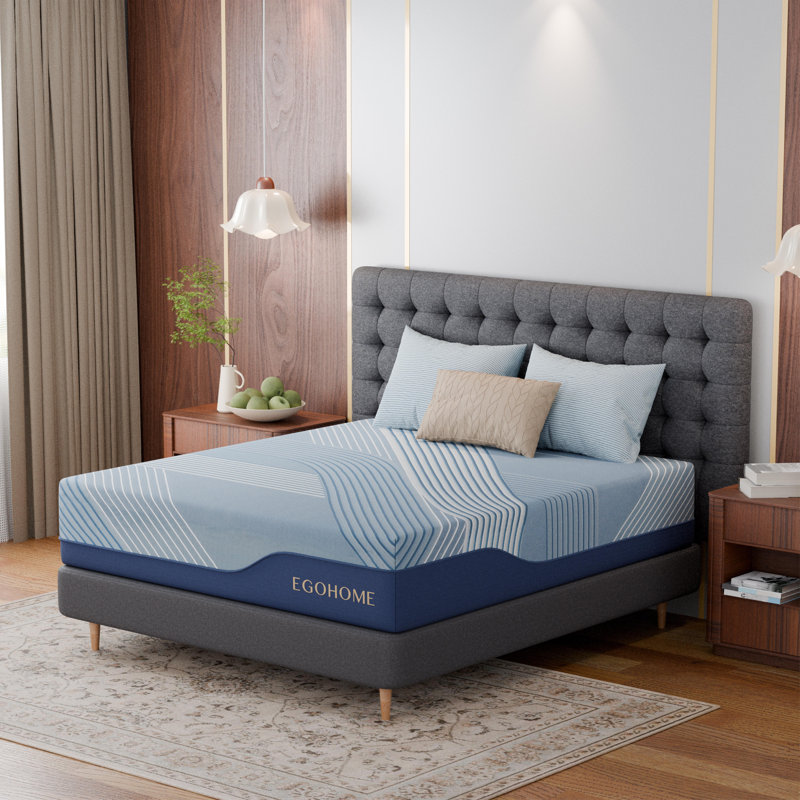  14" Medium Hybrid Mattress With Copper Gel Cooling, Pocketed Coils, King, 14"