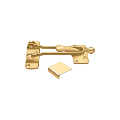 Deltana DG525CR003 5" Door Guard; Lifetime Brass Finish