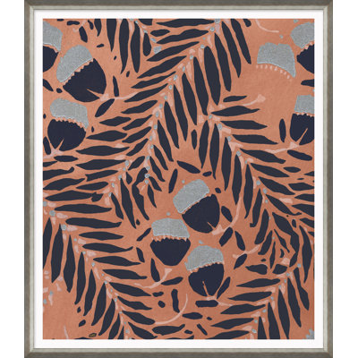 'Asian Textile Designs' Framed Graphic Art Print