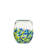 10 Strawberry Street Mazatlan Mexican Glassware, Stemless Wine Glass