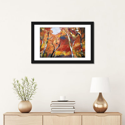 « automne superficies », reproduction sur toile