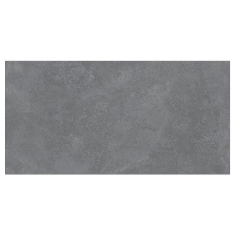 Nextar 12" x 24" Limestone Look Matte Porcelain Tile, Gray