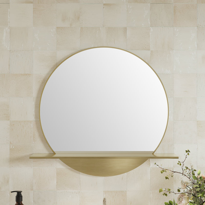 Platform Stainless Steel Mirror, Radiant Gold