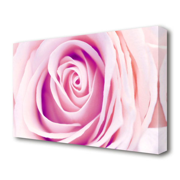 East Urban Home Delicate Rose Flowers - Wrapped Canvas Print & Reviews ...
