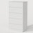 5 Drawer Bedroom Dresser 27.6" W Wood Modern Drawer Dresser-1983655059