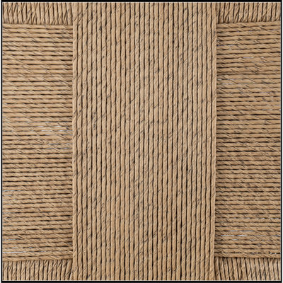 4 pièces Tabouret de bar d'extérieur naturel en bois d'acacia massif et osier tissé