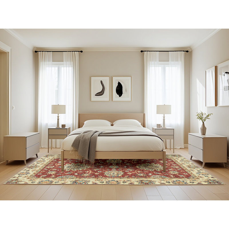 Tapis abstrait multicolore Abdalkhalq, Rectangle de 5 pi x 8 pi