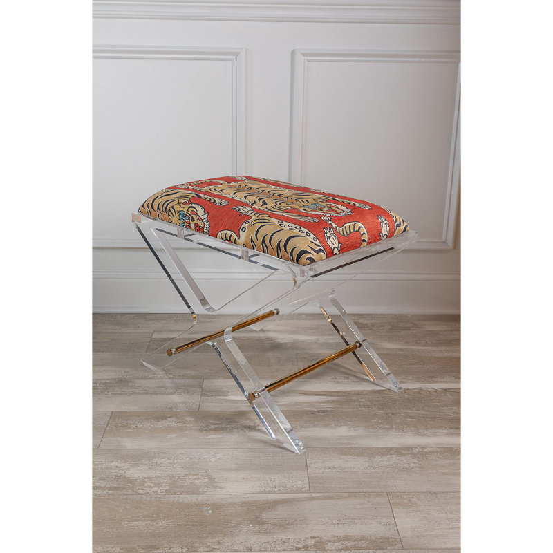 Delano Upholstered Dining Bench, Tiger.