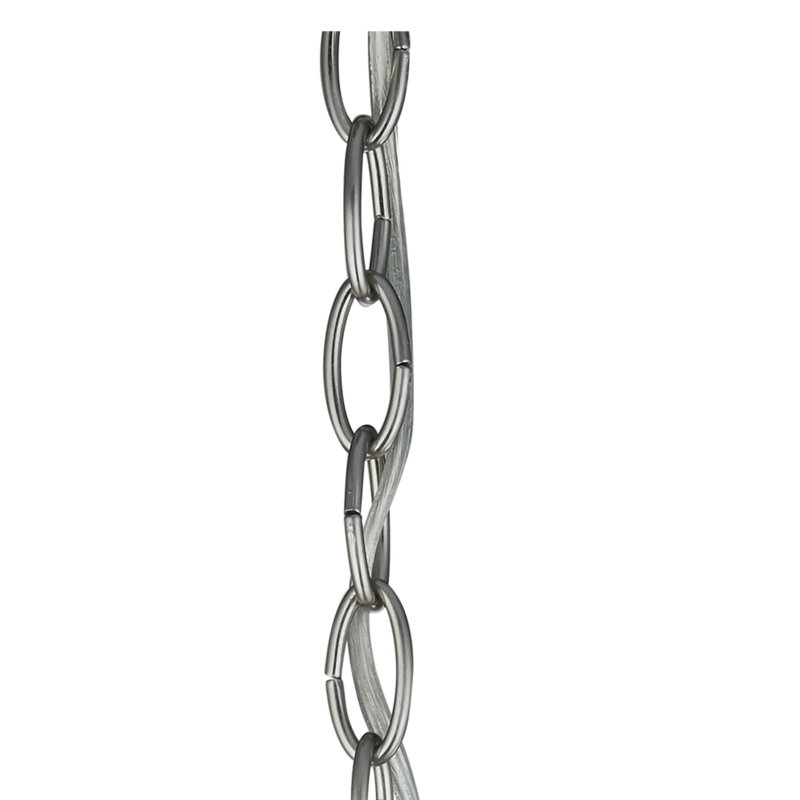 Pauling 6 - Light Candle Style Chandelier, Pewter