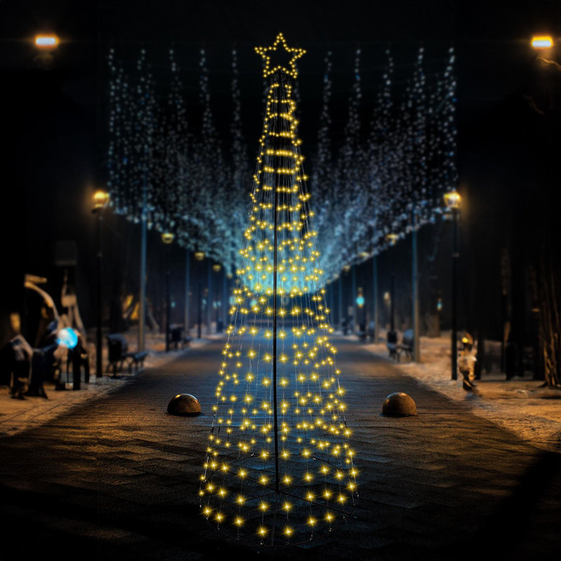 PVC Holiday Shaped Ornament, 140cm H x 30cm W x 30cm D, Yellow