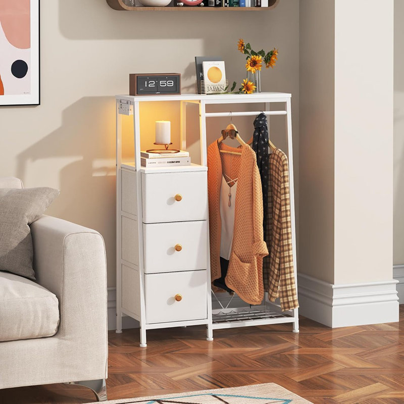 Commode avec support suspendu, commode pour enfants pour chambre à coucher avec ...