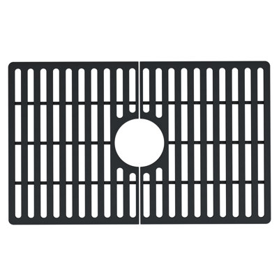 Silicone 23.75 in. x 14.875 in. Silicone Bottom Grid for 27 in. Single Bowl Kitchen Sink