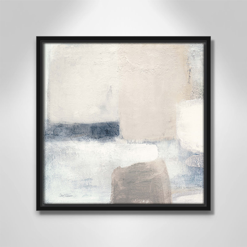 Luccia - Toile à cadre flottant, Noir, L 13,5 po x H 13,5 po